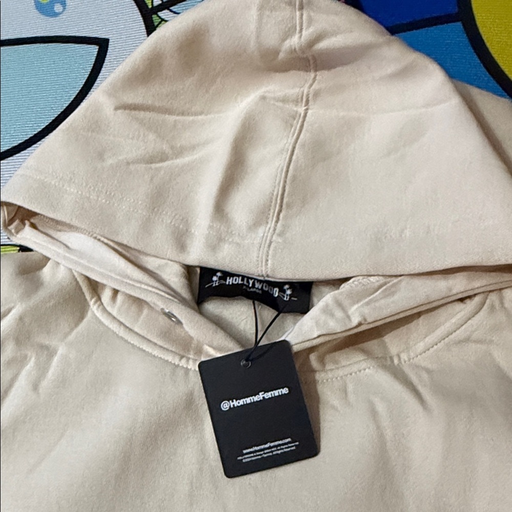 Homme + Femme Cali to NYC HOODIE- Tan - Picture 6 of 16
